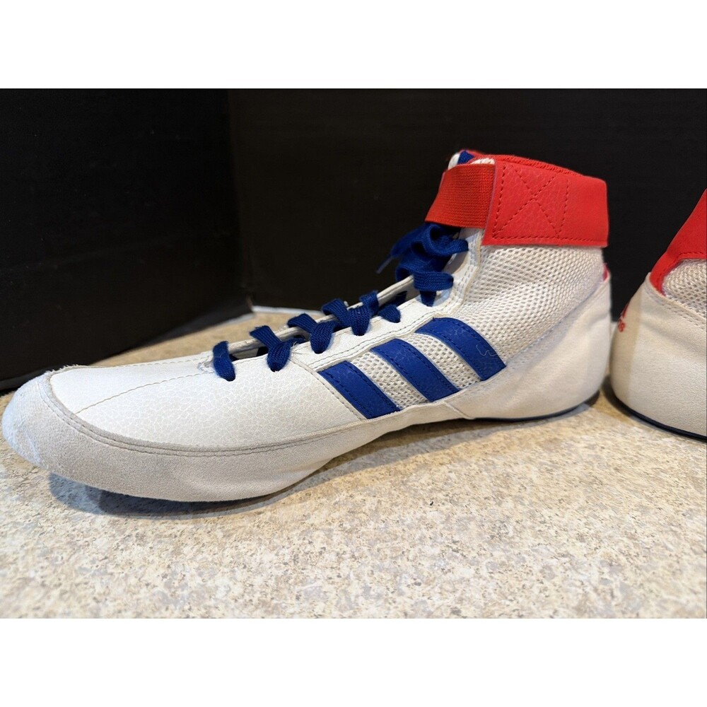 Adidas HVC BD7129 Mens 10 1/2 Wrestling Shoe Hi-Top Lace Up Boxing MMA Training - Picture 4 of 7